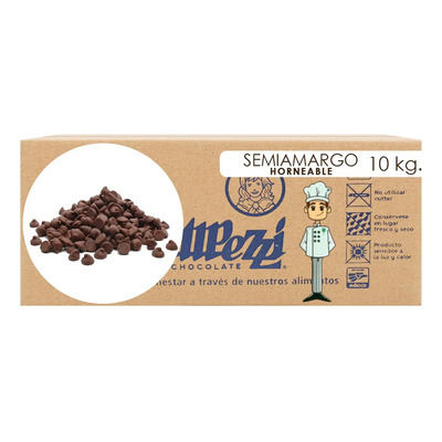 Chispas de Chocolate Alpezzi Horneable Caja 10 kg Para Repostería | Envío gratis