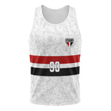 Camisa Regata São Paulo Oficial Plus Size Original Spfc 1993