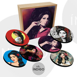 Set Portavasos Amy Winehouse Madera X 6 Unidades +  Empaque