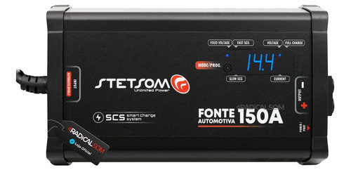 Fonte Carregador Som Stetsom Infinity Black 150a Bivolt Cor 