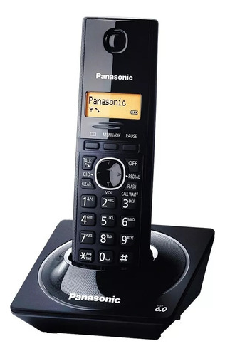 Teléfono Panasonic Kx-tg1711 Inalámbrico Color Negro