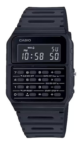 Relógio Casio Data Bank Preto Unissex Ca-53wf-1bdf-sc