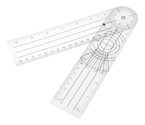 Goniometro Regla Medicion De 360 Angulos Flexible