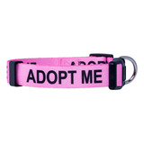 Collar Para Perro Native Pup Adopt Me (pequeño, Rosa)