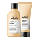Loreal Absolut Repair Gold Quinoa Shampoo 300ml + Cond 200ml