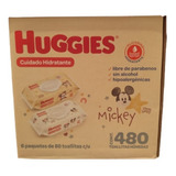 Toallitas Húmedas Huggies Cuidado Hidratante 6 Paq De 80 Pzs