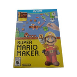 Super Mario Maker Wii U Original Completo Caja Exterior 