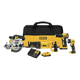 Juego Combinado Dewalt 20v Max, Compacto De 4 Herramientas (