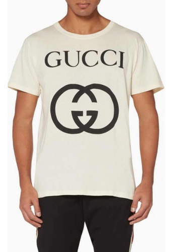 Gucci Playera Oversized Crema 100% Original