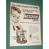 Publicidad Nesquik Delicioso Sabor Del Chocolate Nestle