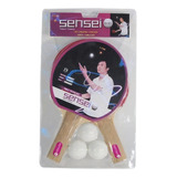 Pack De 2 Paletas De Ping Pong Sensei Set Sensei