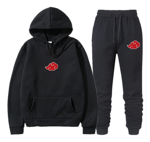 Conjunto Moletom E Calça Naruto Akatsuki Anime Série Nuvem