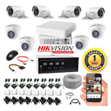 Cctv Hikvision  Kit Dvr 8c + 8 Cám + Cable + Accesorios 