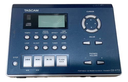 Tascam Portable Cd Music & Voice Trainer Cd-vt2 ( Leia )