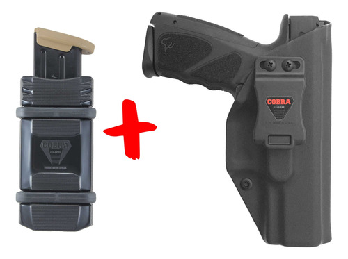 Coldre Ts9 Kydex Velado Original + Porta Carregador Polímero