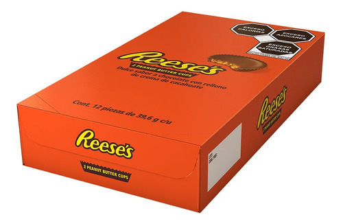 Chocolate Reese's Two Cups 39.6g Pack De 12 Piezas