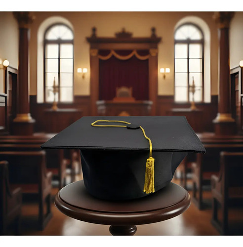 Birrete Graduación De Tela Gabardina Económico Escolar= Full | MercadoLibre