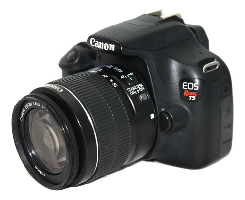Câmera Canon Eos Rebel T5 Com Lente 18-55 Seminova