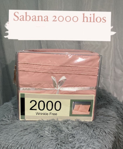 Juego De Sábanas King (microfibra) Sensación Egipcia 2000 Hi