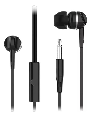 Audífonos In-ear Cable Micrófono Control Volumen Jack 3.5mm