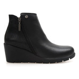 Botinetas Botas Lady Stork Reta Taco Chino Urbanas Cuero