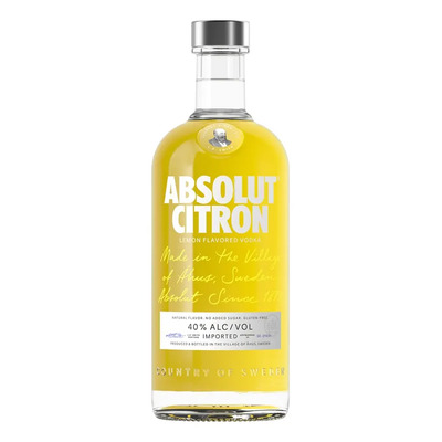 Vodka Destilada Saborizada Citron Garrafa 750ml Absolut | MercadoLivre