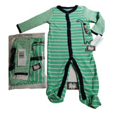 Pijama Enteriza Bebe Carters 6y9 Meses En Algodón Dinosaurio