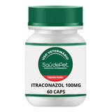 Itraconazol 100mg Pote Com 60 Capsulas - Uso Veterinário