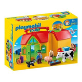 Figuras Para Armar Playmobil 1.2.3 Granja Maletín 17