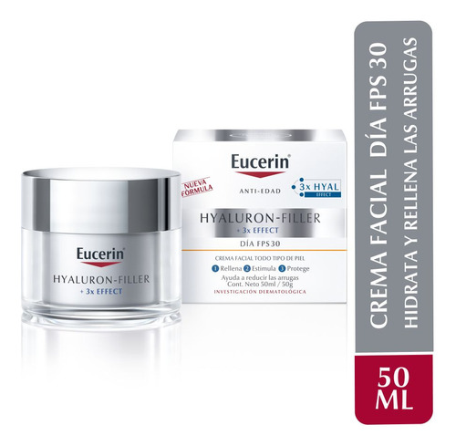 Eucerin Hyaluron Filler Día Fps30 50ml