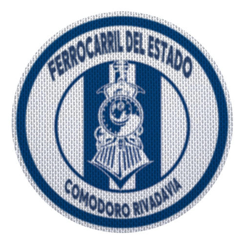 Parche Circular 7,5cm Ferrocarril Estado Comodoro Rivadavia