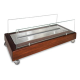 Lareira Eco Classe A Álcool-portátil Madeira Queimador 70cm