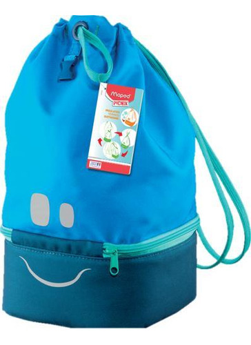 Lunchera Vianda Infantil Picnik Conservadora Maped Azul