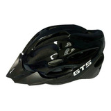 Capacete Com Sinalizador Led Ciclismo Bike Preto Gts