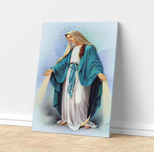 Cuadro Decorativo Canvas 50x40 Cm - Virgen Maria 