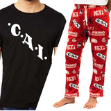 Conjunto Pijama Independiente Remera Pantalón Diseños Varios