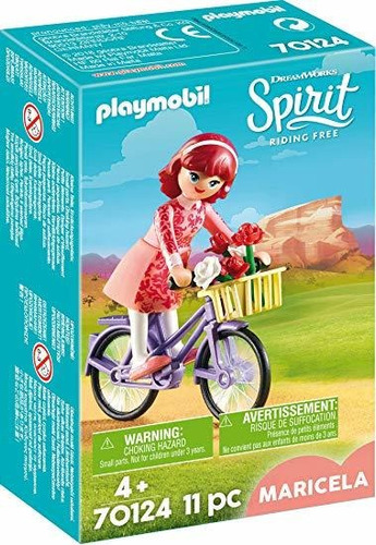 Playmobil - Espíritu: Montar Gratuito: Maricela Con Biciclet