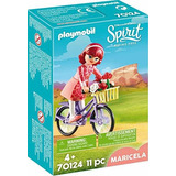 Playmobil - Espíritu: Montar Gratuito: Maricela Con Biciclet