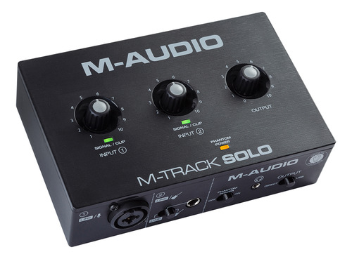 Interfaz De Audio Usb 2x2 M-audio M-track Solo 2 Canales