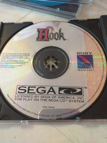 Jogo Original Sega Cd Americano Hook