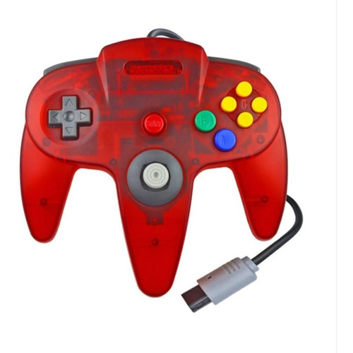 Controle Marca Next-a Compatível N64 Vermelho Cristal Cn05