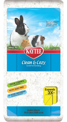 Kaytee Clean And Cozy Blanco Sustrato De Papel 24.6 L