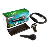 Shure Pga58-xlr Micrófono Vocal Dinámico Cardioide / Pga 58