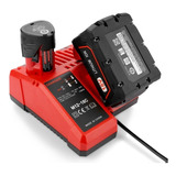 Cargador De Batería De Li-ion M12-18c P/milwaukee 12v 14.4v