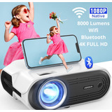 Video Proyector Wifi Bluetooth 8500 Lumens 4k