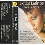 Cassette Los 10 Tops Éxitos Latinos Marca Happy