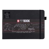  Sakura Sketchbook Black Note 80 Hojas  Lisa Unidad X 1 14.8cm X 21cm Negras