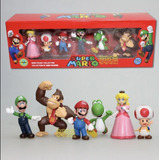 Super Mario Colección 6 Figuras