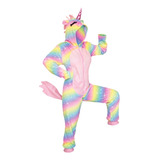 Mameluco De Unicornio Colores Neón Pijama 