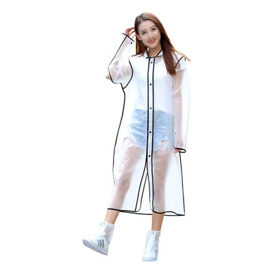 Chubasquero Translúcido Eva Impermeable A La Moda